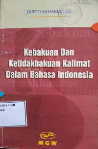 Image of Kebakuan dan ketidakbakuan kalimat dalam bahasa indonesia