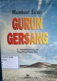Image of Membuat subur gurun gersang