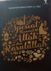 Image of Spesial menurut Allah dan Rasulullah
