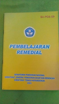Image of PEMBELAJARAN REMEDIAL