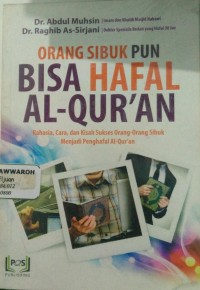 Image of ORANG SIBUK BISA HAFAL AL-QURAN