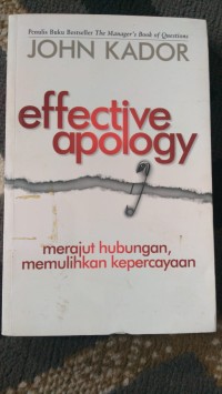 Image of effective apology