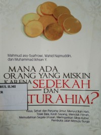 Image of Mana ada orang yang miskin karena sedekah dan silaturahim