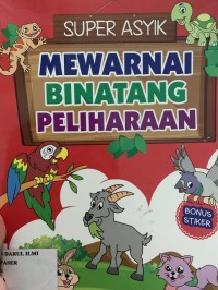 Image of Super asyik : Mewarnai binatang peliharaan