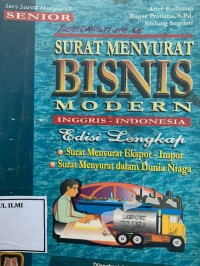 Image of Surat menyurat bisnis modern inggris-indonesia