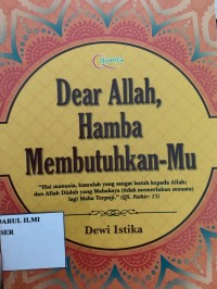 Image of Dear Allah, Hamba Membutuhkan mu