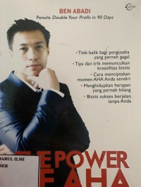 Image of The power of AHA ;Dapatkan aha dalam 12menit