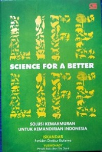 Image of Science for a better